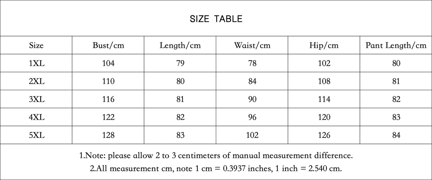 Plus Size Matching Sets Summer Female Large Size Blue Butterfly Print Color T-Shirt Short Sleeve Print Pants Casual Two-Piece Se