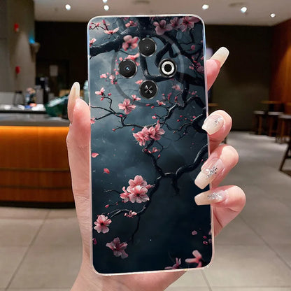 For Tecno Spark 30C Case kl5 kl5n Aesthetic Butterfly Flower Clear Soft Silicone Back Cover Techno Spark 30C Phone Case k15 k15n