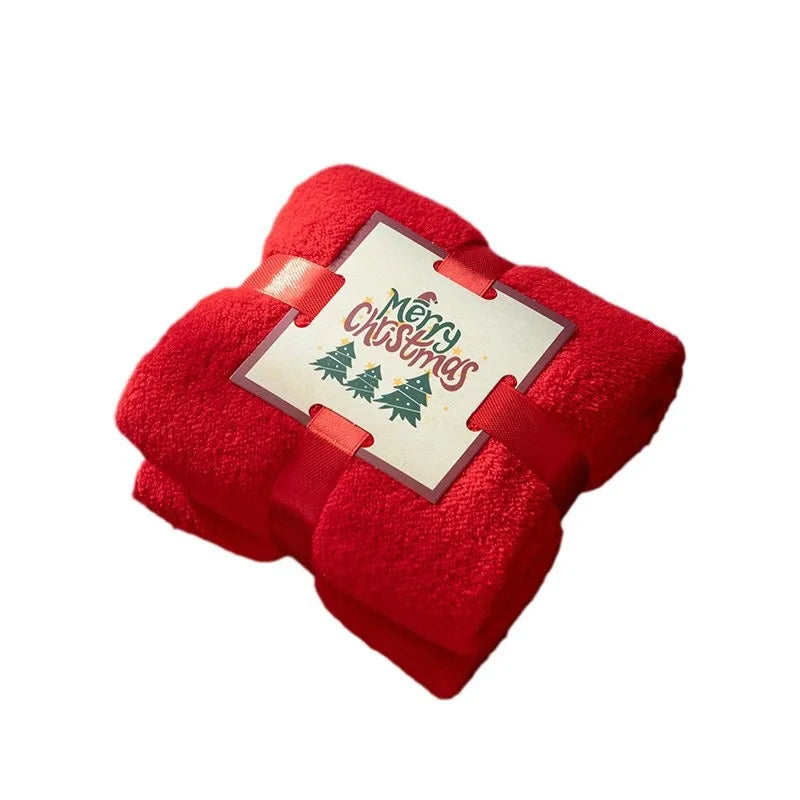 Christmas Face Towel, , Souvenir, Creative Gift Towel, Soft and Highly Absorbent Pure Cotton Material, Perfect for  Bathroom