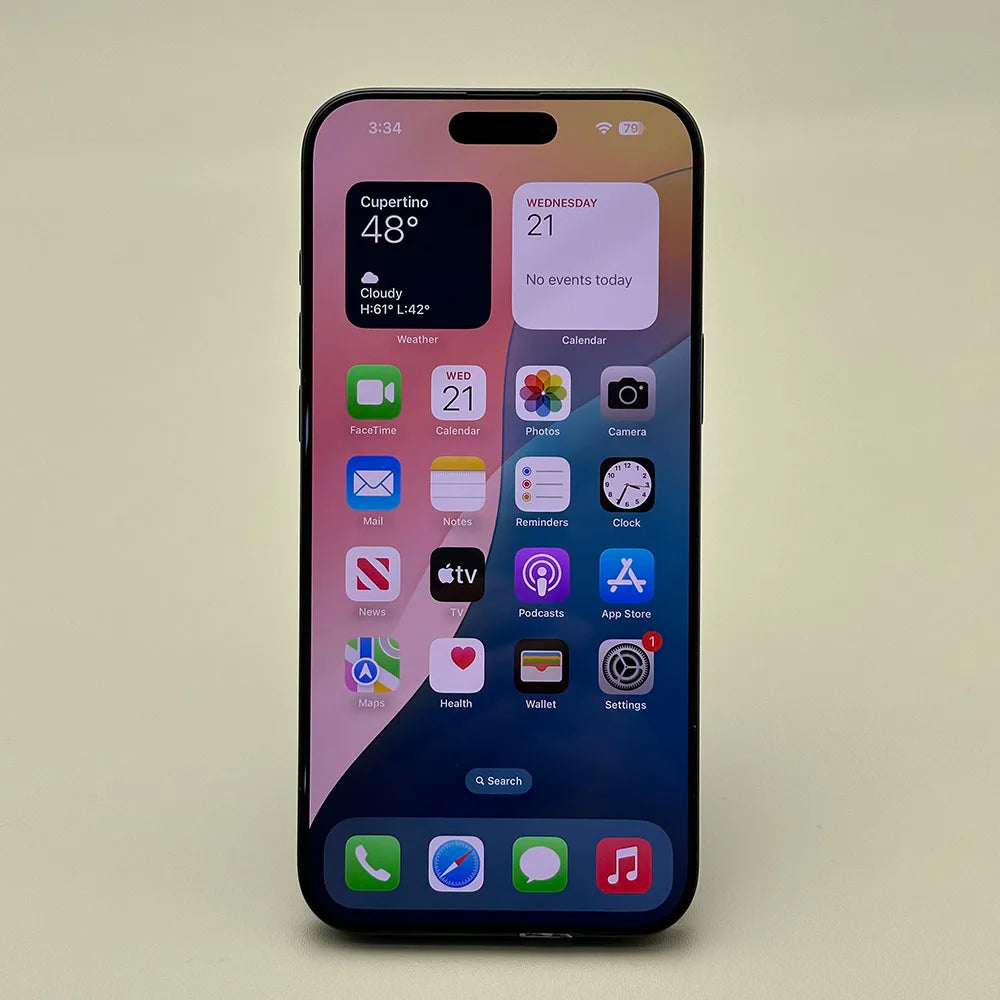 Original Unlocked iPhone 16 Pro Max Dual eSIM Cellphone 8GB RAM iOS 18 Smartphone 99% NEW US version