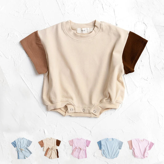 Summer Newborn Baby Boys Girls Oversized Rompers Unisex Romper for