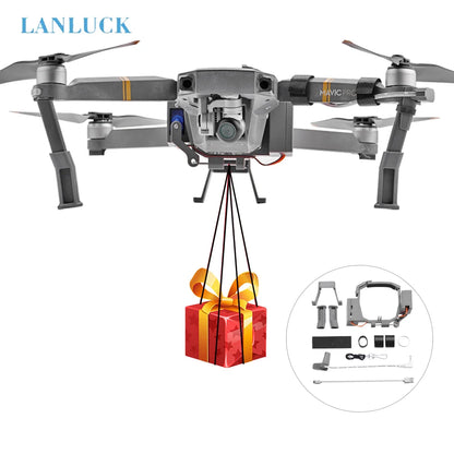 Drop System for DJI Mavic 3/Pro/2 Pro Zoom/AIR 2/Mini 2/Mini 3/3 Pro Drone Airdrop System Ring Gift Deliver Life Rescue Thrower