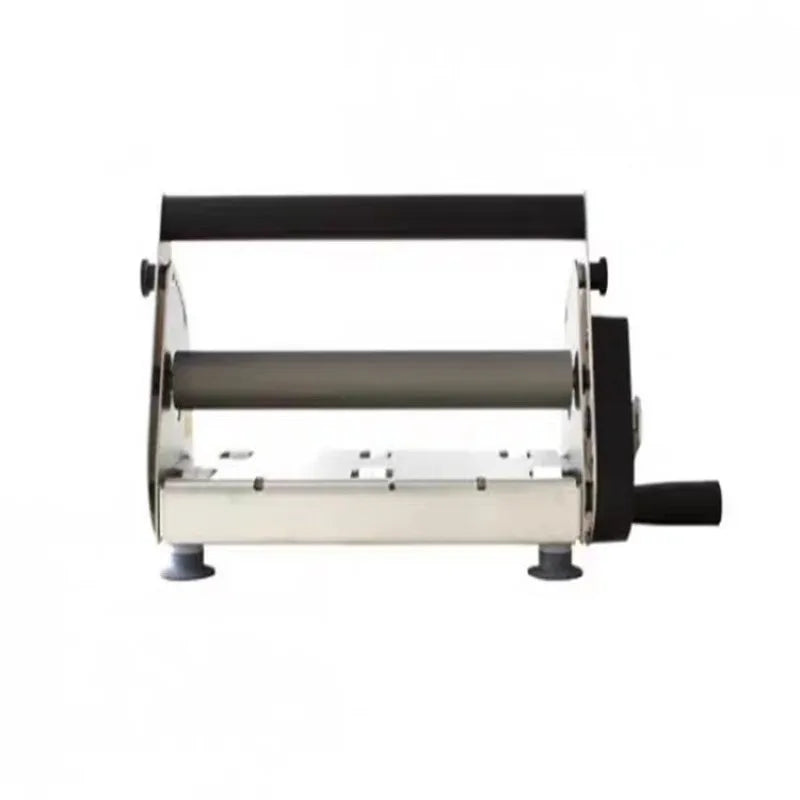 Folding Manual Dough Sheeter Roller Machine Adjustable Thickness Stainless Steel Laminator for Bakery Croissant Pizza Puff