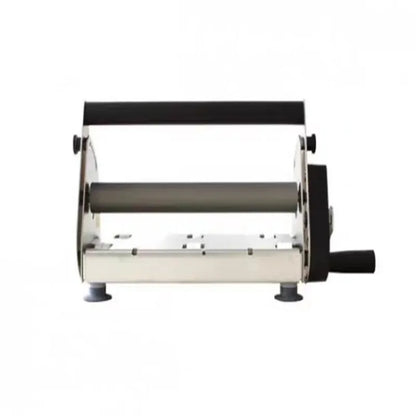 Folding Manual Dough Sheeter Roller Machine Adjustable Thickness Stainless Steel Laminator for Bakery Croissant Pizza Puff