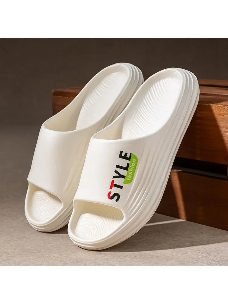 Summer Women's Slipper Outdoor Wear Soft Sole Sliders Bathroom Anti-slip Casual Slippers Indoor Thick Bottom Household Shoe