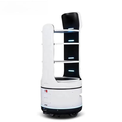 Smart Commercial Delivery Robot Waiter for Restaurants Repartidor De Comida Servant Roboter Humanode Food Service Robot
