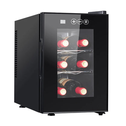 8/12-Bottle Wine Cooler | Compact Peltier-Type Countertop Wine Cooler | Smart Temperature Control | Quiet Operation(Customized)