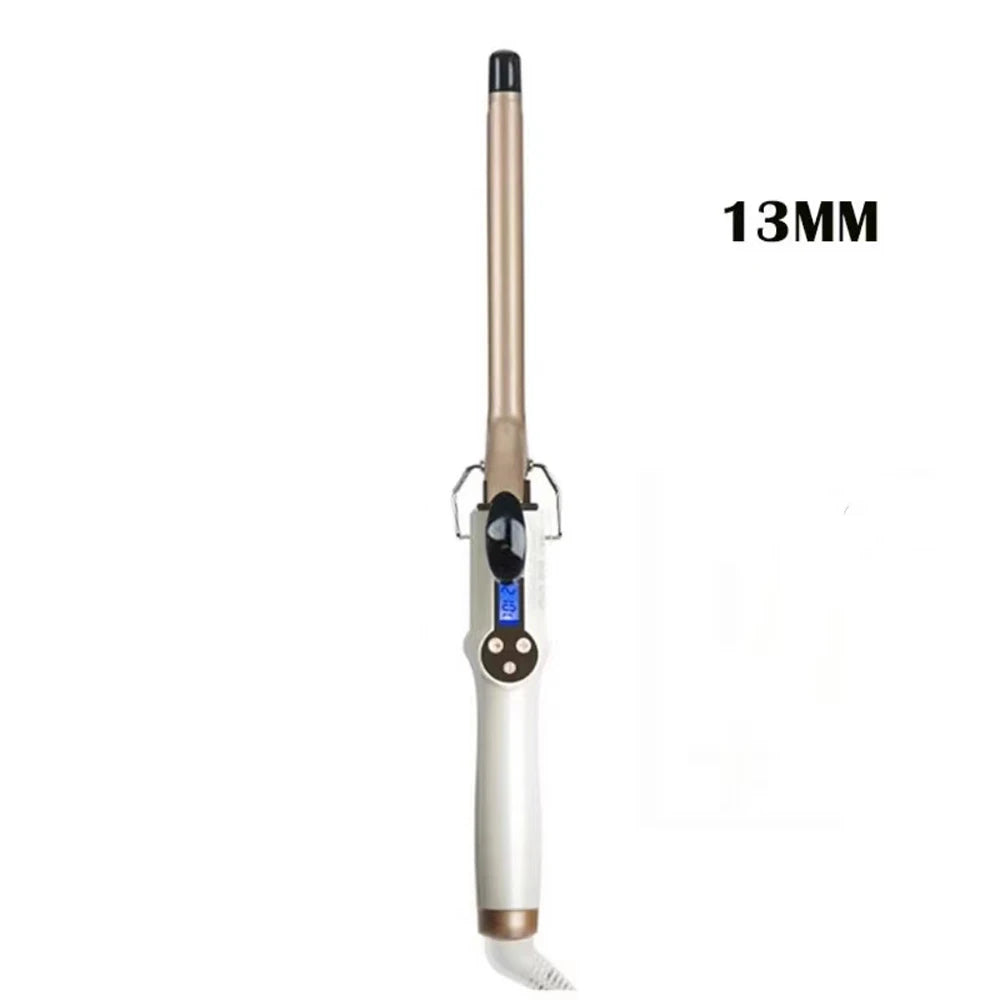 Electric Professional Ceramic Hair Curler LED Curling Iron Roller Curls Wand Waver Hair Straightener Styling Tool 9mm-38mm