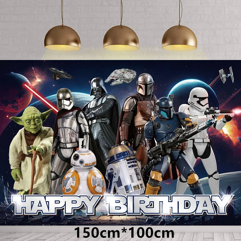 Green Yodaed Latex Balloons Hero Master Robot Foil Ballons Happy Birthday Party Banner Tableware Cake Topper Decoration Kid Toy