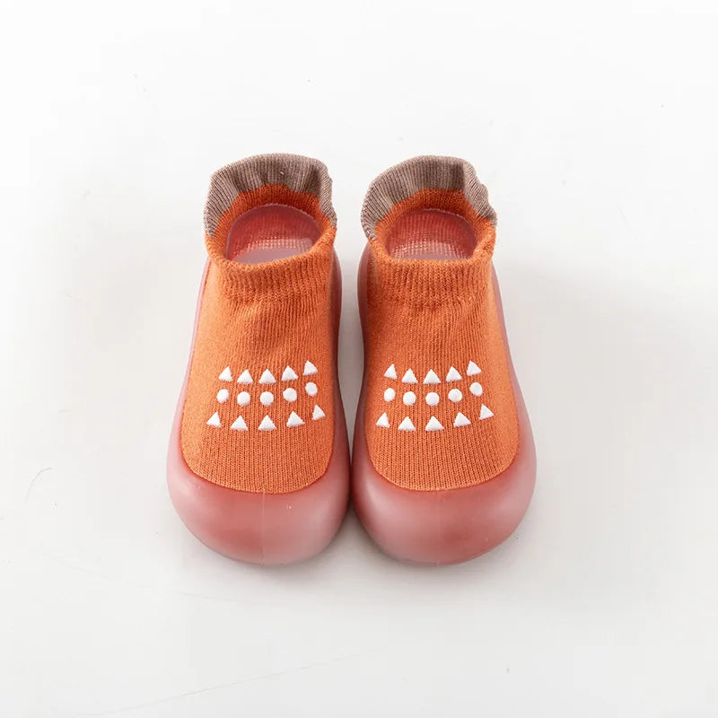 Baby Floor Shoes Blue and Pink Baby Indoor and Outdoor Walking Socks Comfortable and Non Slip Shoes for Boys and Girls Socks