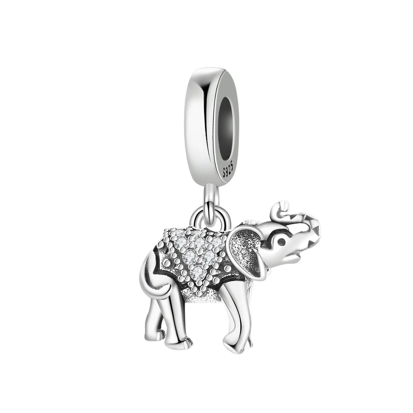 Hot Sale 925 Sterling Silver Dog Cat Cute Pet Animals Pendant Birthday Party Gift for Women Bangle Bracelet Necklace DIY Jewelry