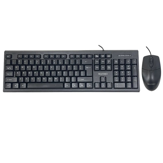 MANMU Office Wired Keyboard Gaming High Quality Keyboard And Mouse Set Keyboard Gaming Setup