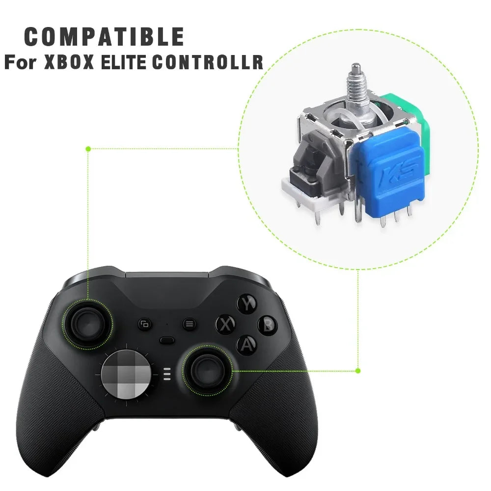 Anti-Drift TMR Electromagnetic Joystick High Precision Durable ThumbStick 3D Analog for PS5/PS4/Xbox/Switch Pro