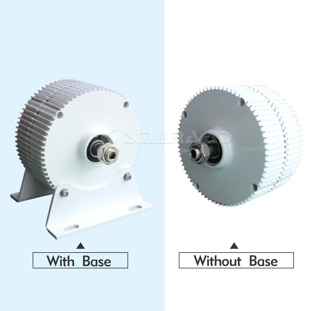 1000W Three Phase Permanent Magnet Synchronous Generator 12V 24V 48V Low Speed Direct Drive Wind Turbine Alternator CE Certified