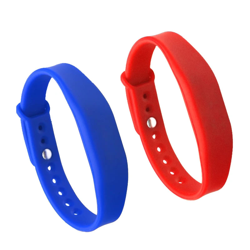 Adjustable Waterproof Silicone NFC NTAG215 RFID Wrist Band Bracelet Wristband