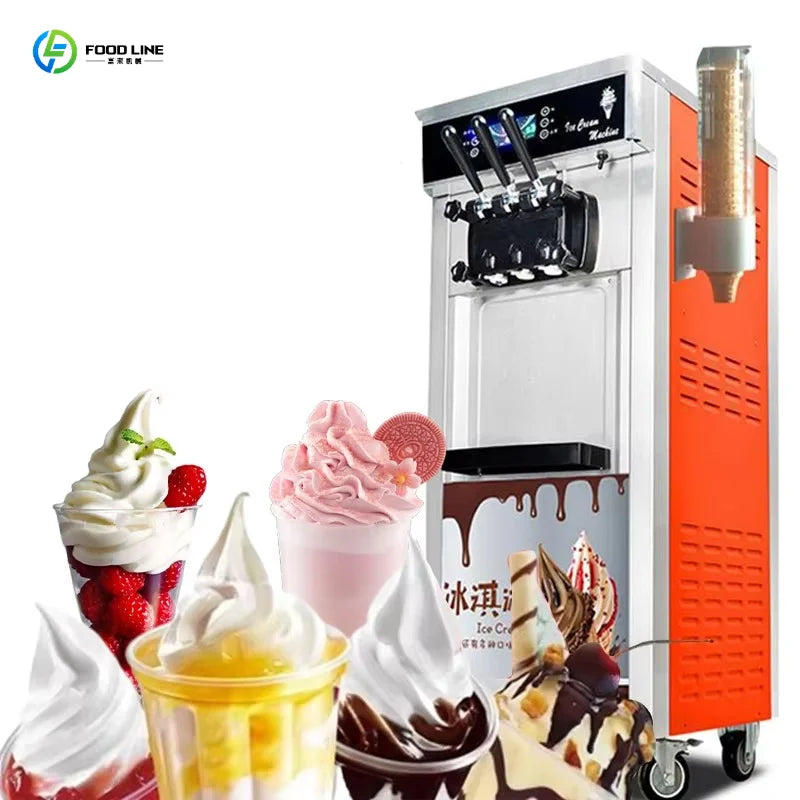 Customized Good Quality Banding Machine Snack Machines Soft Ice Cream Machine Factory Price