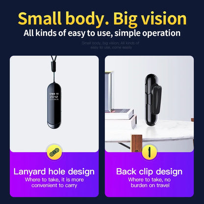 1080P Action Camera Oculta Wide View Angle Portable Small Nacklace Audio Video Voice DV Dictaphone 4-128GB Digtal Recorder Cam