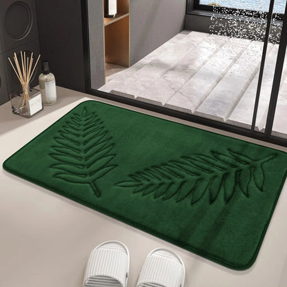 Absorbent Non-Slip Bathroom Rug Memory Cotton Bathrooms Floor Rugs