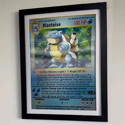 Anime 3D Lenticular Pokemon Poster Charizard/Blastoise/Venusaur Birthday Gifts 3D Flip Picture Room Decoration Art Home Decor