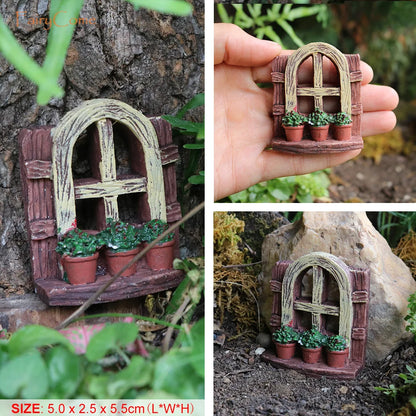 Miniature Garden Fairies Figurines Resin Mini Fairy Statue Figure Fairy Garden Ornaments Decorations Accessories
