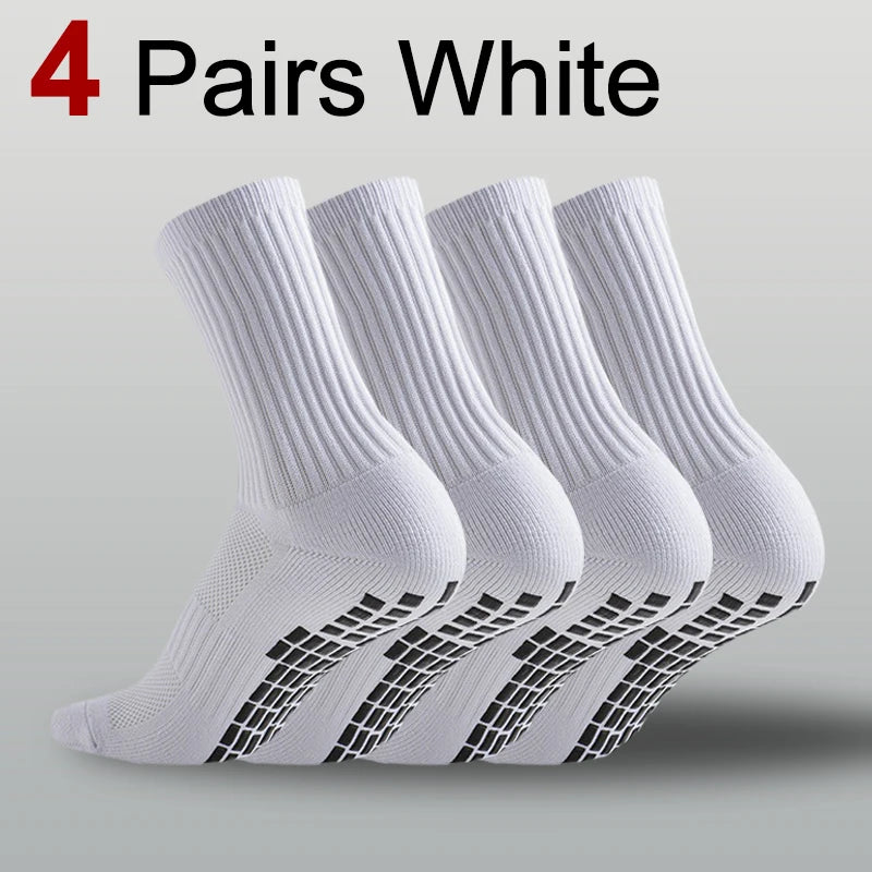 1/4/10 Pairs Neutral Anti Slip Football Socks Spring Summer Absorbing Sweat Breathable Basketball Running Leisure Sports Socks