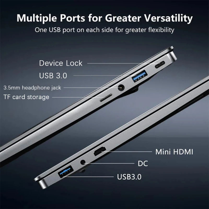 2026 14.1" Portable Laptop Computer Intel Core I9 10980HK Windows 11 Pro 16GB 32GB DDR4 1TB SSD Notebook PC Gaming Laptops