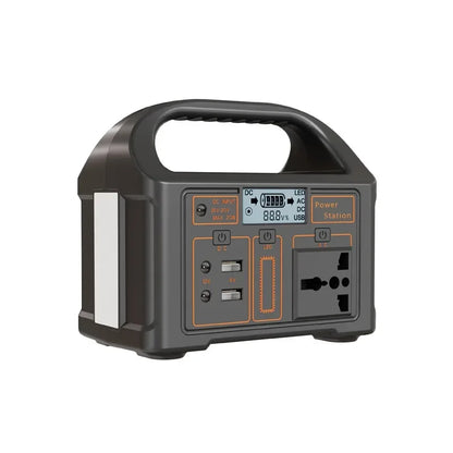 100W 76.8Wh Portable Power Station Solar Generator Outdoor Emergency Mobile 24000mAh LiFePO4 Power Bank For Camping Power LED