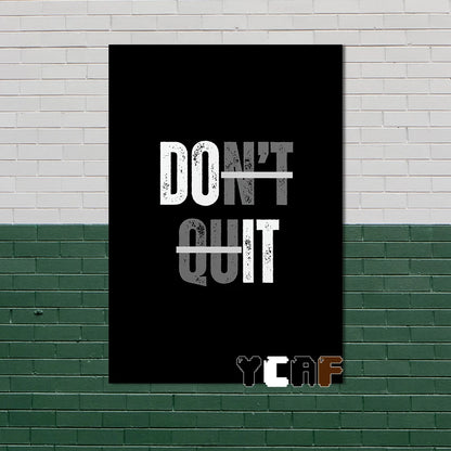 Motivational Quotes Black Minimalist Poster Canvas Aesthetic Decor for Office Quote Wall Art Decoration Gym Inspirational Poster
