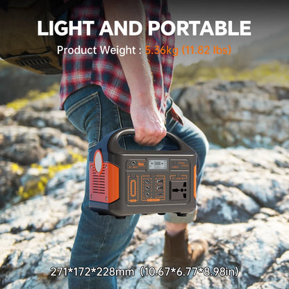 Gaiaray Solar Power Station 500W 300W Solar Generator 460WH 230WH Super Fast Charging APP Control Emergency Power Station for Home Camping Power Outages 110V US Warehouse