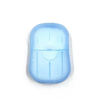 Outdoor travel disposable soap tablet box soap paper Portable hand washing tablet Small soap tablet mini soap sheet