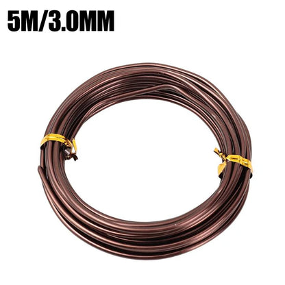 5/20M Bonsai Training Wire Set for Garden Plant Support Aluminum Wire DIY Bonsai Craft Climbing Vine Tree Shaping Gardening Tool