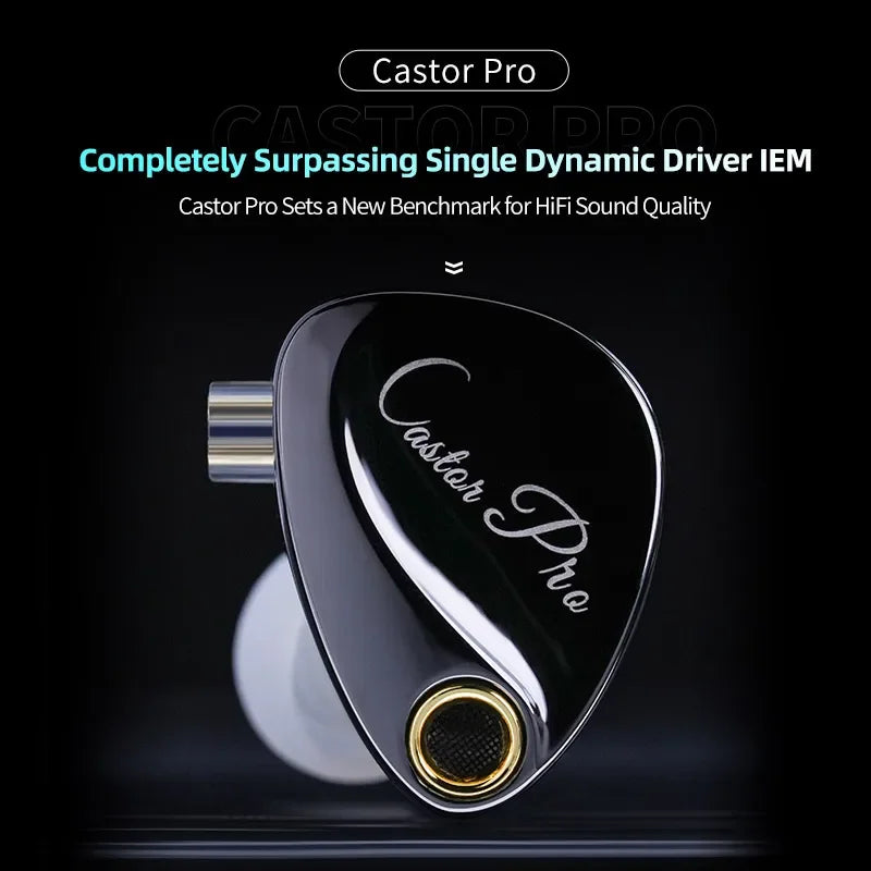 KZ Castor PRO 2DD in Ear HiFi Earphones High-end Tunable Earphones Stets A New Benchmark for Hfi Sound Quality Bass Headsets