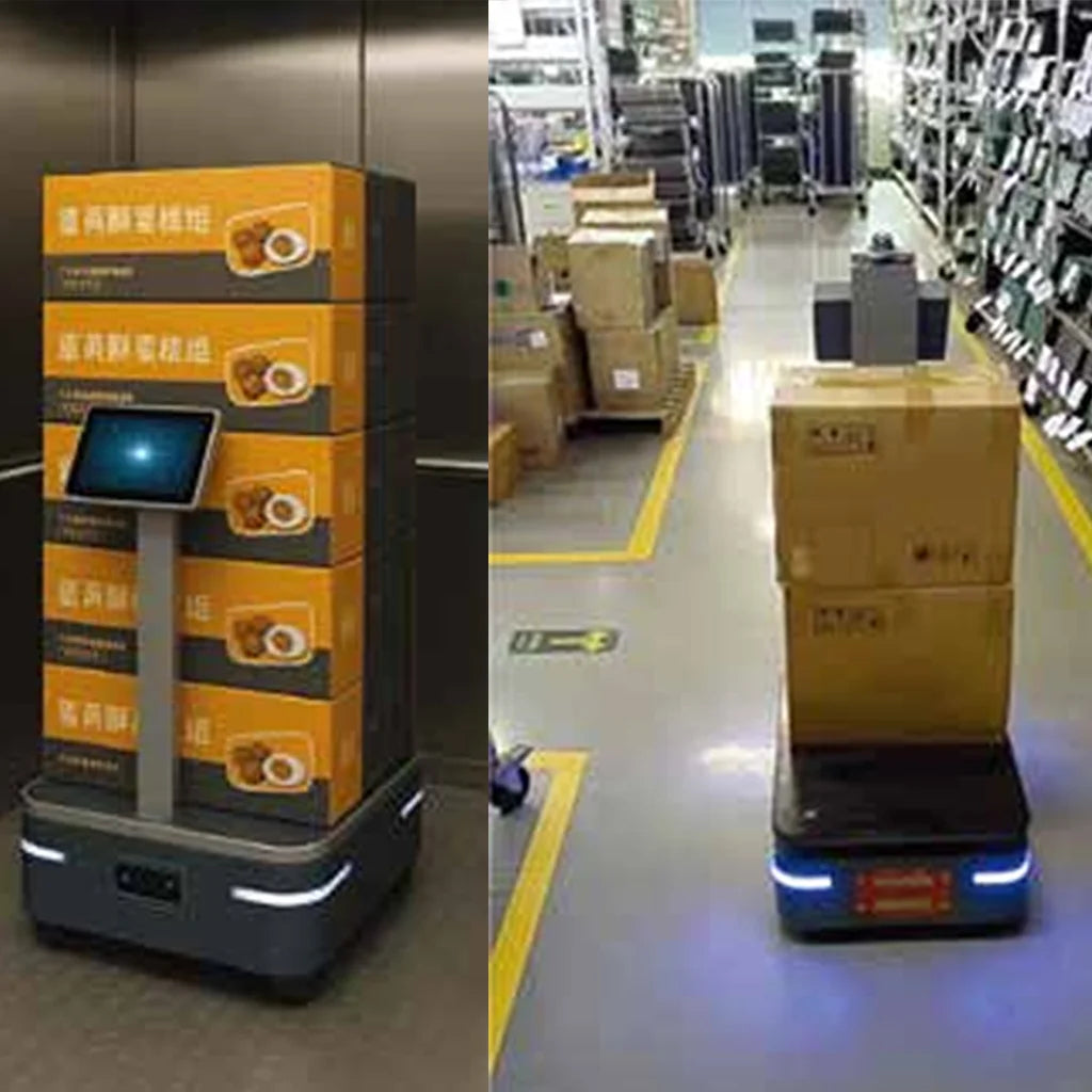 Senfar  Autonomous Mobile Robot AGV Robot Chassis AMR Multi-line  Guided Carry Goods in Factory Workshop Delivery Robot
