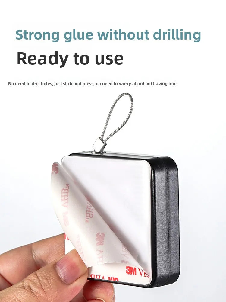 Door Closer Automatic Closing Sliding Latch No Punching Automatic Door Lock for Sliding Mesh Closer Closed for Refrigerator