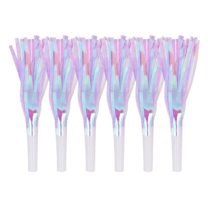 6/12/36 Pcs Colorful Blowout Whistles Wedding Gift Kids Birthday Party Favors Pinata Filler Cheer Props Christmas Noise Maker