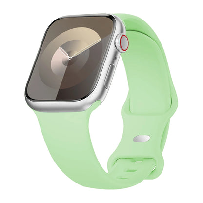 Silicone Strap For Apple Watch Bands 40mm 44mm 46mm 45mm 41mm 49mm 42 Correa Bracelet iWatch series ultra3 2 7 8 9 se 10 11 band