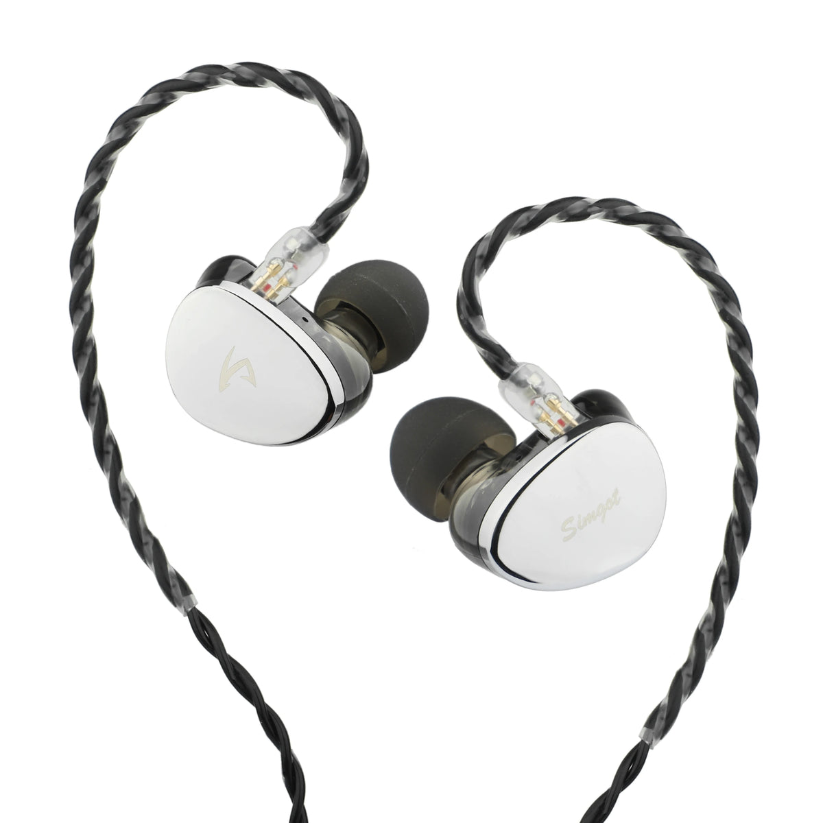 SIMGOT EG280 In Ear Monitor 1DD+1 Planar HiFi IEM Wired Gaming Earphone with Detachable 2Pin OFC Cable Optimized for HiFi&Gaming