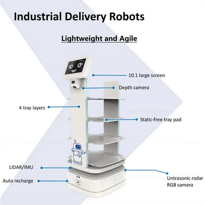 Customized AGV Transport Factory Warehouse Carry 600kg Logistics Robots Support Secondary Development And Factory Delivery