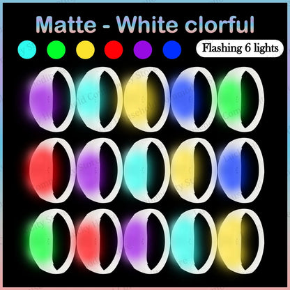 20-100PCS Music&Sound Activated Led Bracelet Light up Bracelets Glow in the Dark Bracelets for Wedding Party Concert Favors