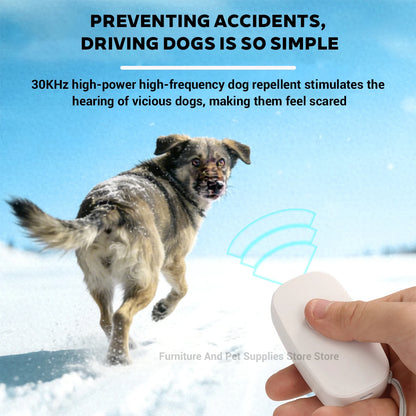Ultrasonic stray dog repellent pet dog training device rechargeable anti barking and anti barking deterrent device stop barking