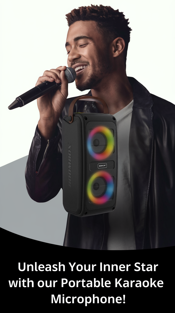 Portable Bluetooth Speaker Color Light Speaker