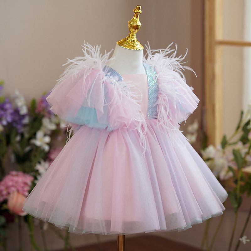 Girls Fashion Temperament Umbrella Princess Dress