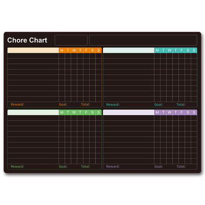 Calendar Magnetic White-board Wall Sticker Learning Schedule Refridgerator Magnets Message Board