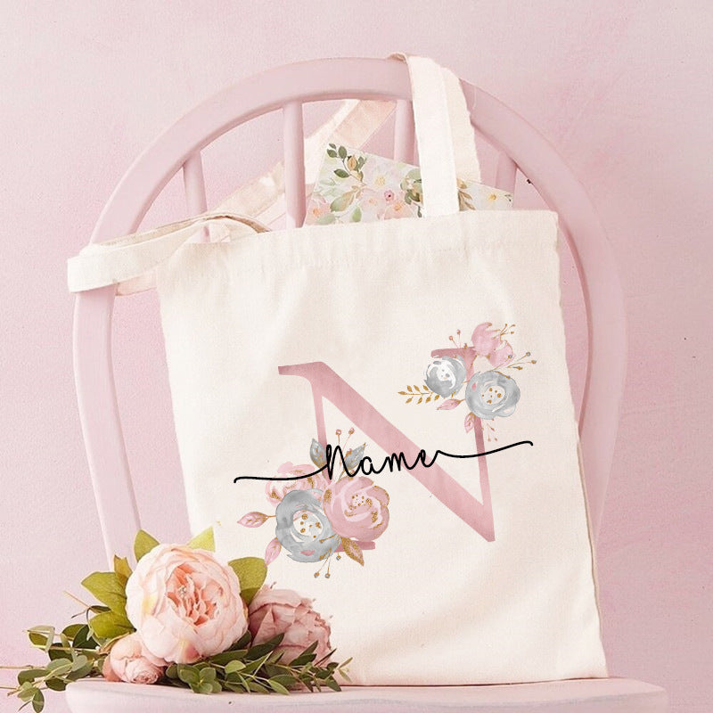 Monogrammed Canvas Bag Women's Tote