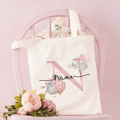Monogrammed Canvas Bag Women's Tote