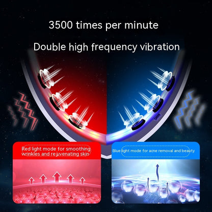 High Frequency Micro Current Face-shaping Tool Shock Color Light RF Beauty Instrument