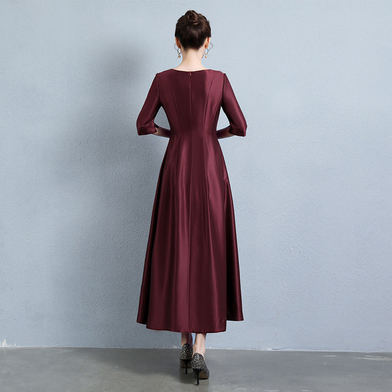 Chinese Style Dress Long Happy Mother-in-law Wedding