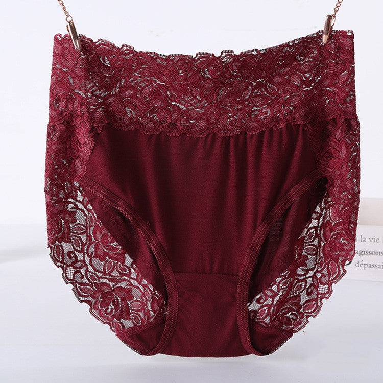 Plus Size Modal Lace Panties Women's