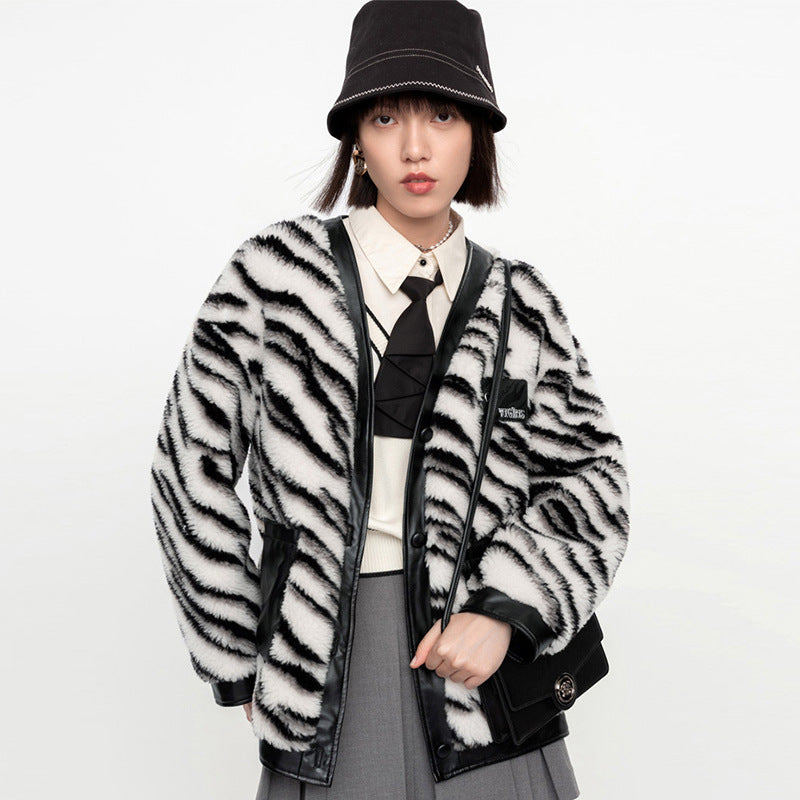 Fashion Winter New Pattern Fur Coat