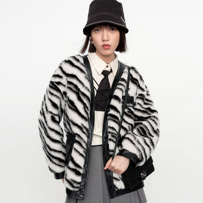 Fashion Winter New Pattern Fur Coat